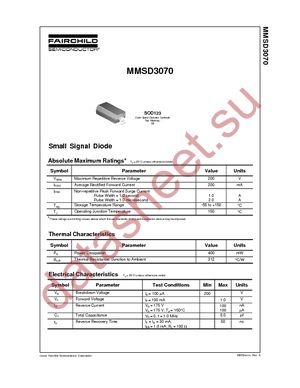 MMSD3070 datasheet  